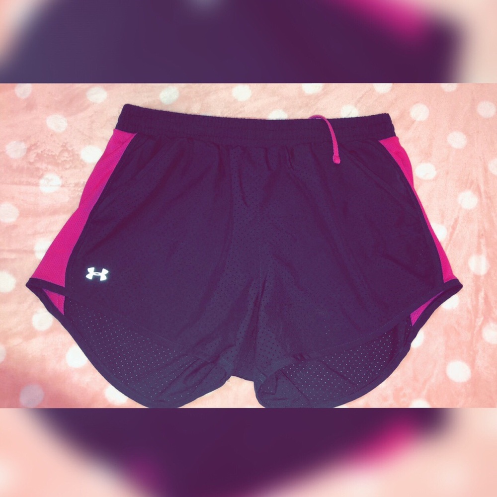 Under Armour Pink/Black Shorts